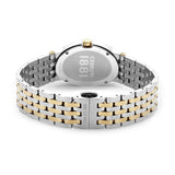 Cerruti 1881 Norcia Ladies White Dial Silver Gold Two Tone Watch