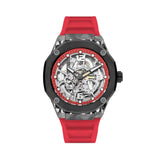 Cerruti 1881 Razzuolo Men's Sport Automatic Red Silicone Starp Watch