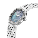 Cerruti  Gresta  Ladies Light Blue MOP Dial Silver Stainless Steel Watch