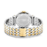 Cerruti  Sesia Ladies Light Green Dial Stainless Steel Silver Gold Plated Watch