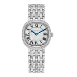 Cerruti Gresta Ladies White Mother-of-Pearl Dial Stainless Steel Watch