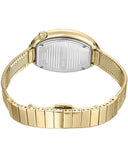 Cerruti 1881 Cozzana Ladies Black Dial Gold Tone Mesh Bracelet Watch