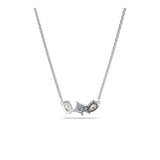 Swarovski Mesmera Pendant Mixed Cuts Blue Rhodium Plated