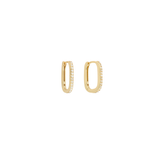 Shashi Cosmo Gold Pave Huggie Earrings – Sparkling Everyday Luxury