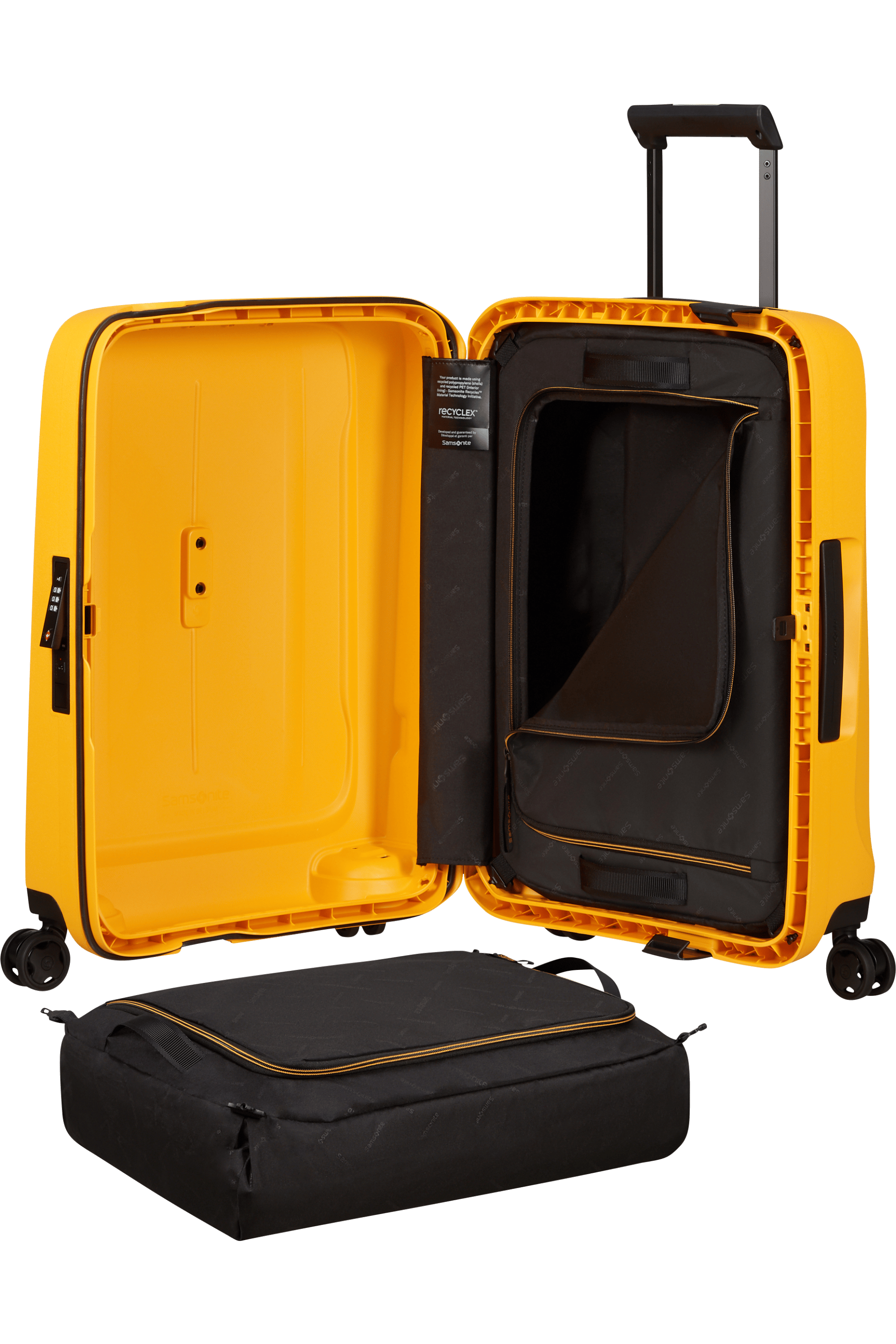 Samsonite Essens Spinner Radiant Yellow Luggage