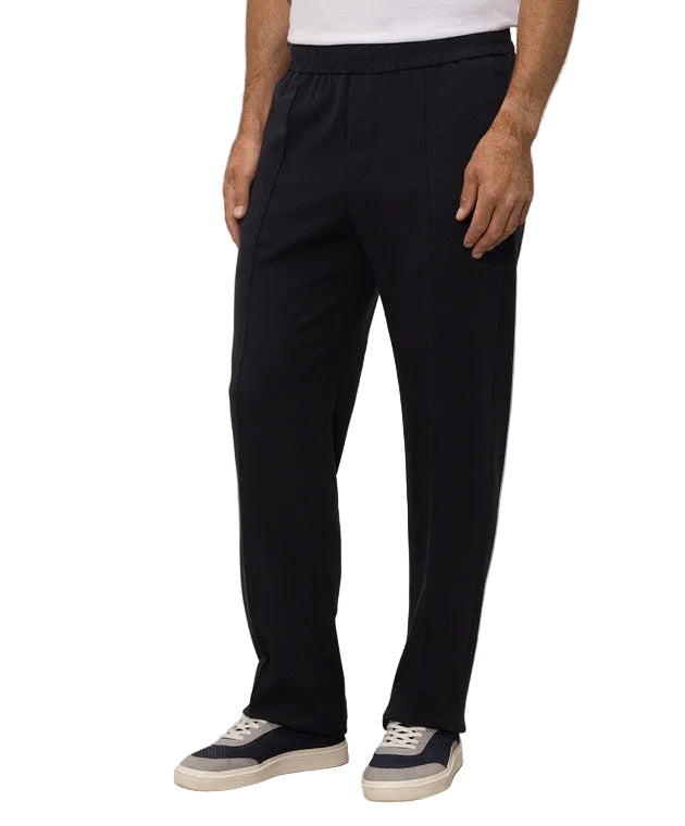Peserico Men's Straight-Leg Trousers with Elasticated Waistband