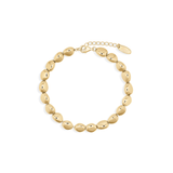 Shashi Delphine Gold Bracelet – Polished Shell-Inspired Design
