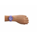 DKNY Chambers Women's Three-Hand Purple Polyurethane Watch