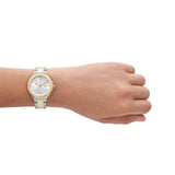 DKNY Chambers Ladies Two-Tone Stainless Steel Watch