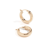 Shashi Dominique Gold Hoop Earrings – Classic Polished Statement Hoops