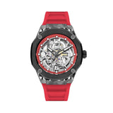 Cerruti 1881 Razzuolo Men's Sport Automatic Red Silicone Starp Watch