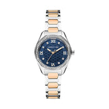 Cerruti 1881 BRETAGNA Women's Navy Blue Dial Silver/Rose Gold Watch