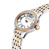 Cerruti 1881 Women's White MOP Dial Silver Rose Gold Watch