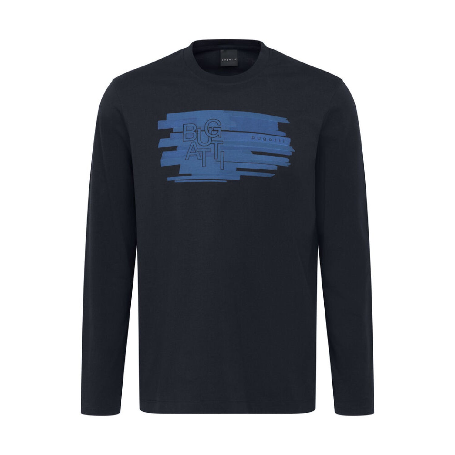 Bugatti Men's Printed Long Sleeve T-shirt | All Clothing | GCC | Men | Mens | Mens Fashion | Spring Festival | Tops & T-Shirts