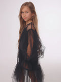 Katees Kids Girl's Flowy Tulle Dress – Princess Party Dress