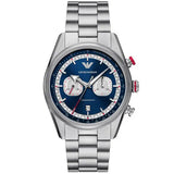 Emporio Armani Racer Men's Blue Dial Chronograph Watch