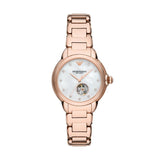 Emporio Armani Women's Automatic, Rose Gold-Tone Stainless Steel Watch