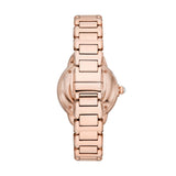 Emporio Armani Women's Automatic, Rose Gold-Tone Stainless Steel Watch