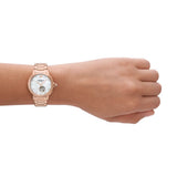 Emporio Armani Women's Automatic, Rose Gold-Tone Stainless Steel Watch