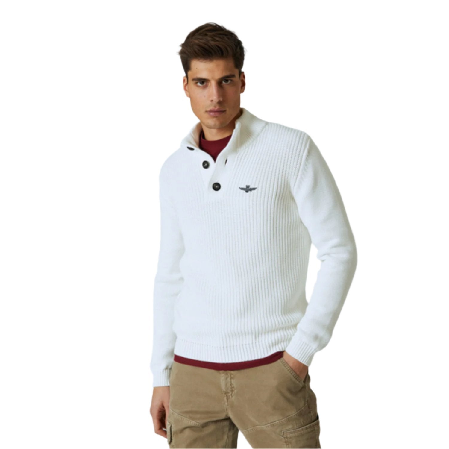 Aeronautica Militare Men's Cotton Wool Sweater | All Clothing | GCC | Men | Mens | Mens Fashion | Sweaters and Cardigans Aeronautica Militare Men's Cotton Wool Sweater | All Clothing | GCC | Men | Mens | Mens Fashion | Sweaters and Cardigans
