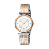 Esprit Riley Ladies Silver Dial Stainless Steel Silver Rose Gold Watch
