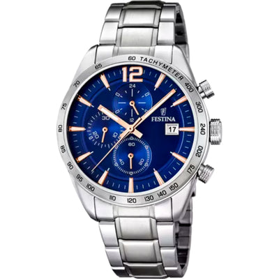Festina Men's Chrono Blue Dial Watch