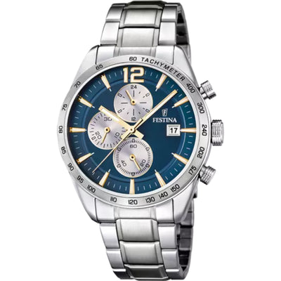 Festina Chrono Men's Blue Dial Watch