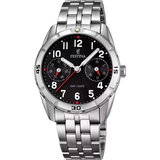 Festina Boy's Black Dial Silver Watch