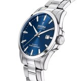 Festina Classics Men's Blue Dial Stainless Steel Watch