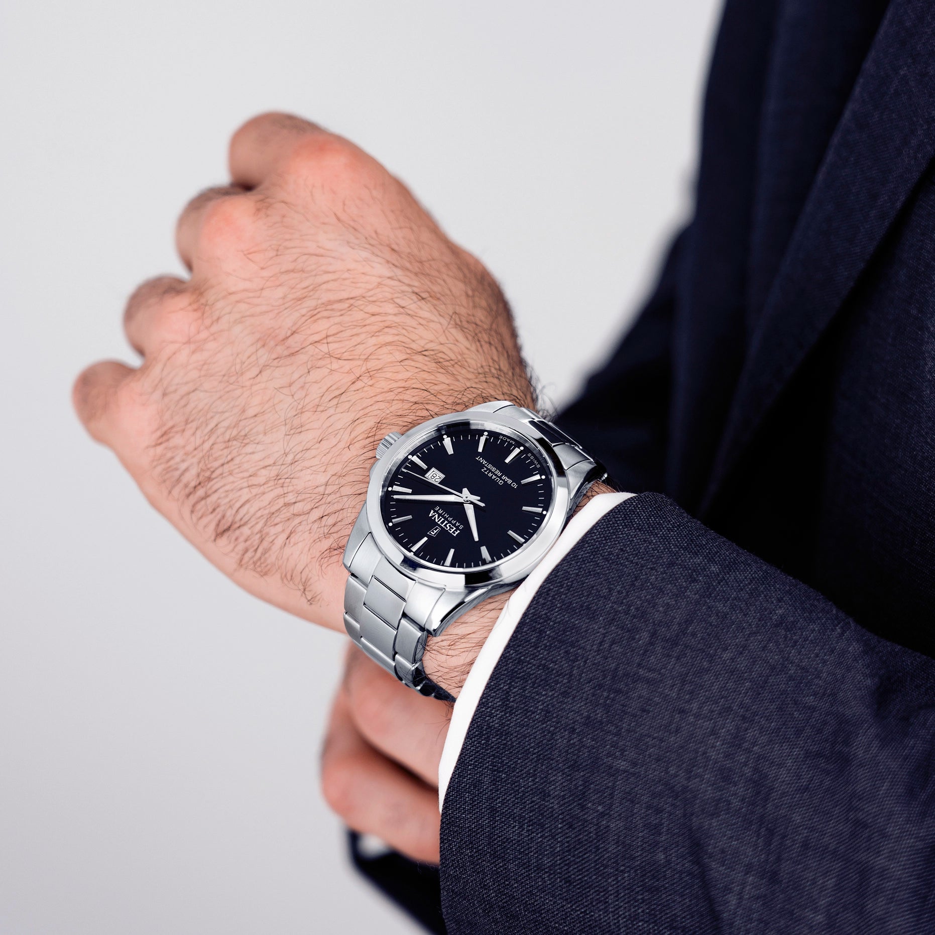 Festina Classics Men's Black Dial Stainless Steel Watch | Fashion Watches | GCC | Men | Mens | Mens Watches Festina Classics Men's Black Dial Stainless Steel Watch | Fashion Watches | GCC | Men | Mens | Mens Watches