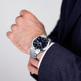 Festina Classics Men's Black Dial Stainless Steel Watch