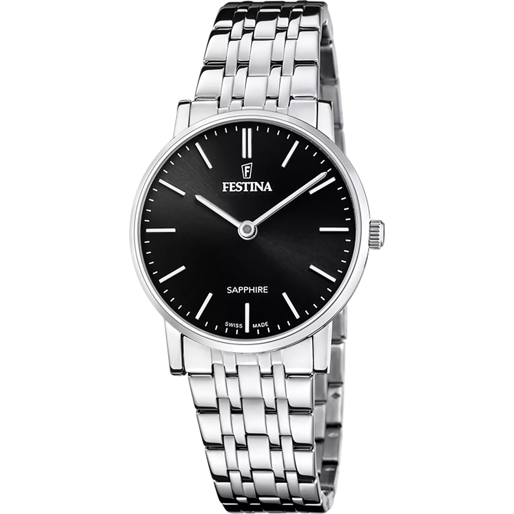 Festina Classics Swiss Made Ladies Black Dial Stainless Steel Watch | Fashion Watches | GCC | scat: Fashion Timepieces | Watch | Watches | Women | Women Watches & jewellery | Womens | Womens Watches Festina Classics Swiss Made Ladies Black Dial Stainless Steel Watch | Fashion Watches | GCC | scat: Fashion Timepieces | Watch | Watches | Women | Women Watches & jewellery | Womens | Womens Watches