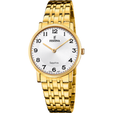 Festina Classics Swiss Ladies White Dial Dold Tone Watch