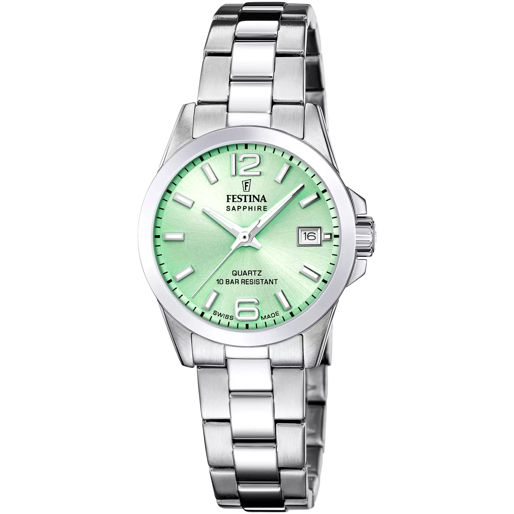Festina Ladies' Green Dial Swiss Sapphire Watch F20049/2 - | Fashion Watches | GCC | Watch | Watches | Women | Womens | Womens Watches Festina Ladies' Green Dial Swiss Sapphire Watch F20049/2 - | Fashion Watches | GCC | Watch | Watches | Women | Womens | Womens Watches