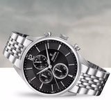 Festina Timeless Chronograph Men's Black Dial Stainless Steel Watch