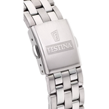 Festina Timeless Chronograph Men's Black Dial Stainless Steel Watch