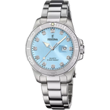 Festina Boyfriend Collection Ladies Blue Dial Stainless Steel Watch