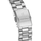 Festina Classics Men's White Dial Stainless Steel Watch