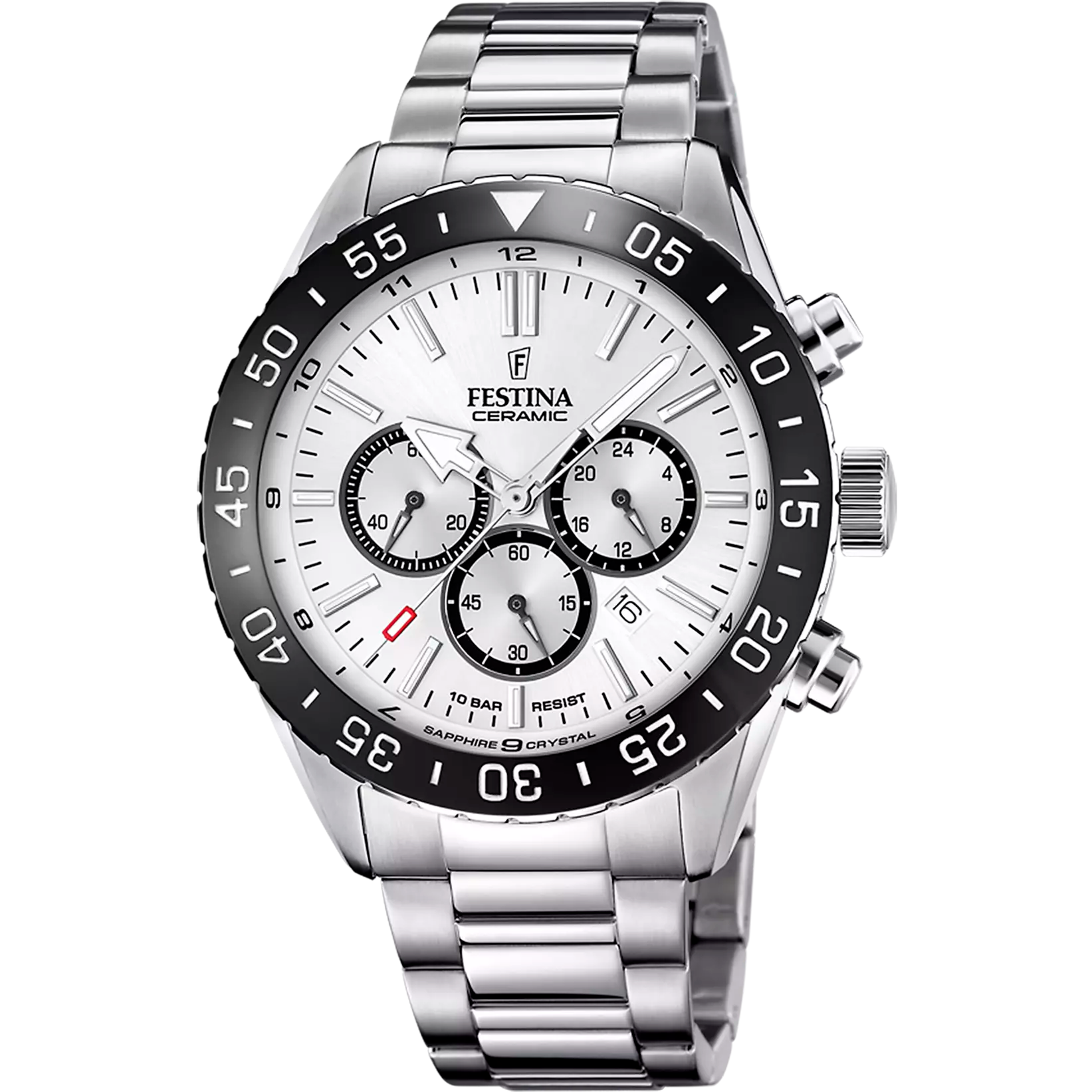 Festina Ceramic Men's White Dial Stainless Steel Watch | Collection: Watches | Fashion Watches | GCC | Gift Box | Men | Mens | Mens Watches | scat: Fashion Timepieces | Who: For Him Festina Ceramic Men's White Dial Stainless Steel Watch | Collection: Watches | Fashion Watches | GCC | Gift Box | Men | Mens | Mens Watches | scat: Fashion Timepieces | Who: For Him