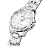 Festina Ladies Silver Dial Stainless Steel Watch