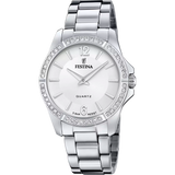 Festina Ladies Silver Dial Stainless Steel Watch