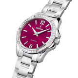 Festina Ladies Bordeaux Dial Stainless Steel Watch