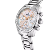 Festina Boyfriend Ladies Mother-Of-Pearl Stainless Steel Watch