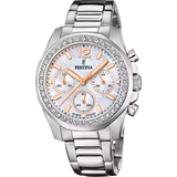 Festina Boyfriend Ladies Mother-Of-Pearl Stainless Steel Watch