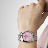Festina Ladies Pink Dial Stainless Steel Watch