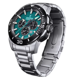 Festina Chrono Bike Men's Green Dial Stainless Steel 316L Strap Watch