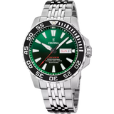 Festina Men's Green Dial Stainless Steel Watch