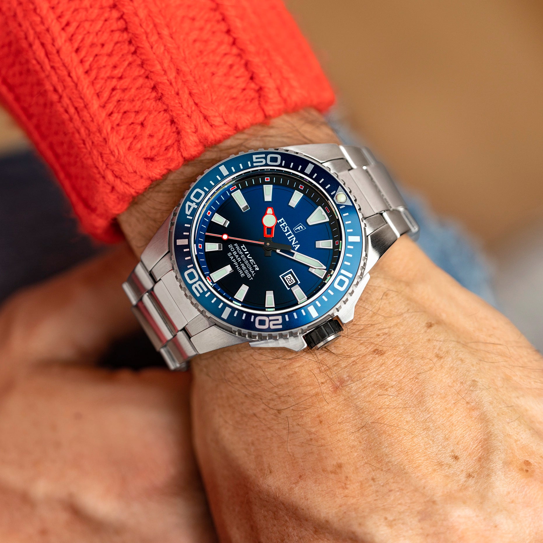 Festina Men's Blue Dial stainless steel Watch | Fashion Watches | GCC | Men | Mens | Mens Watches Festina Men's Blue Dial stainless steel Watch | Fashion Watches | GCC | Men | Mens | Mens Watches
