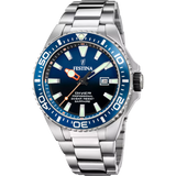 Festina Men's Blue Dial stainless steel Watch