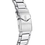 Festina Gents Green Dial Stainless Steel Watch